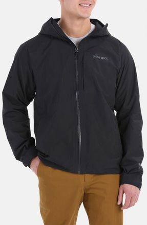 Marmot Waypoint Gore-Tex Waterproof Hooded Jacket in Black at Nordstrom, Size Xx-Large