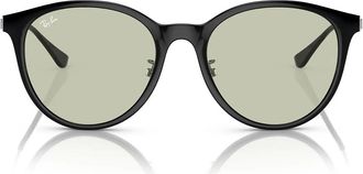 Ray-Ban Sunglasses Rb4334 D 6292/2 Black/Light Green Unisex