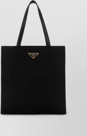 Prada rectangular shopping bag top handles
