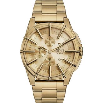 Diesel Framed Mens Gold Watch DZ4659 Stainless Steel (archived) - One Size