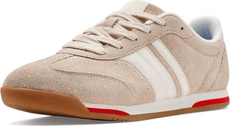 Keds Revival Lace-Up Womens Shoes Parchment/Egret Suede/Leather : 9.5 B - Medium