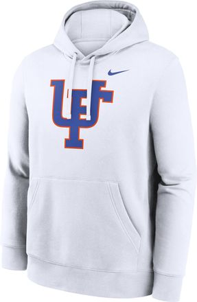 Nike Florida Sideline Club Nike Mens College Pullover Hoodie in White | MKDK10AUFV-H33