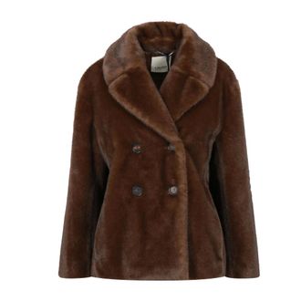 Max Mara Jassen, Dames, Bruin, S, Faux Fur & Shearling Jassen