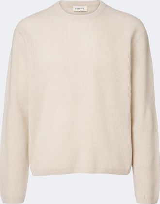 Frame Denim Pullover in lana e cashmere a nido dape