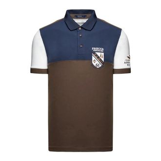 Aeronautica Polo 261Po 1915Up 00191 - Heren - Polos - Veelkleurig - L - Katoen - Tops