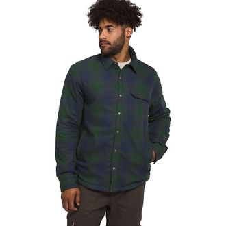 The North Face Campshire Shirt Mens Green Long Sleeve Button-Up GBO55