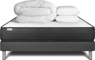 VITALIT Pack Colch&oacute;n Gris Espuma Viscoel&aacute;stica 200 X 200