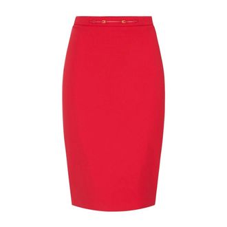 Elisabetta Franchi Dames, Rokken, Rood, Maat: L Poliester