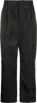 Valentino Broeken, Heren, Zwart, L, Nylon, Wijde rechte nylon broek