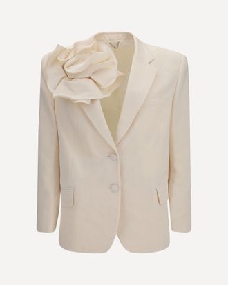 Magda Butrym Floral cotton and silk Blazer Female 38