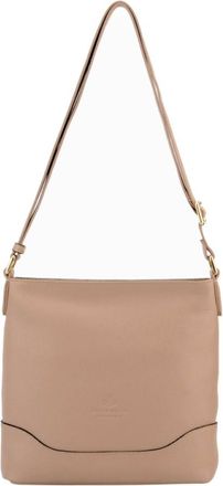 Pourchet Tassen, Dames, Beige, ONE Size, Leer, 110 Magnet Crossbody Tas