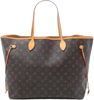 Louis Vuitton Pre-owned Tote Bags, female, Brown, Size: ONE SIZE Pre-owned Neverfull GM Tote