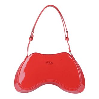 Diesel Shoulder Bags, female, Red, Size: ONE SIZE Borsa a spalla Play