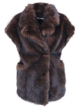 Liviana Conti Coat Fur Vest Rian