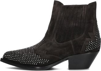 Stefano Lauran Schoenen, Dames, Grijs, 37 EU, Su&egrave;de, Grijze Su&egrave;de Enkellaarsjes 9706r