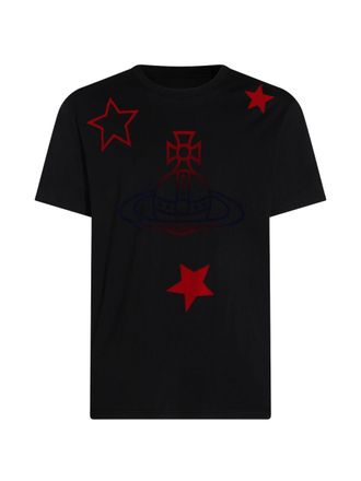 Vivienne Westwood Black Crewneck Short Sleeve T-Shirt
