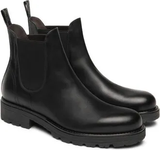 Nero Giardini Leather Chelsea Boot in Black at Nordstrom, Size 43