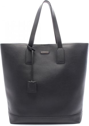 Saint Laurent Black Leather Tote Bag (Pre-Owned)