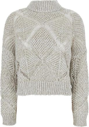 Antonelli Assia Sweater - Dames - Coltruien - Wit - M - Truien & Vesten