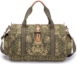 TSD Brand Valley and Sky Lightweight Travel Weekender in Olive Cream at Nordstrom