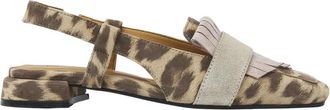 VIA VAI Julie Lindi Slingbacks - Dames - Ballerinas - Bruin - 39 EU - Leer - Schoenen