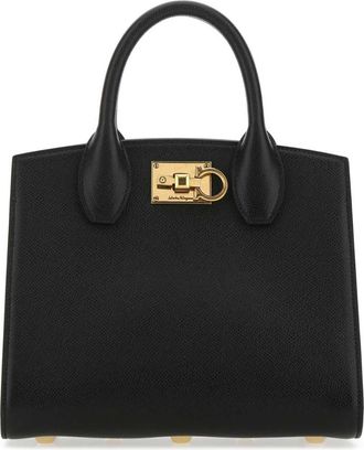Ferragamo Black The Studio satchel bag