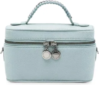 Stella McCartney Blue Falabella Vanity Mini Crossbody Bag