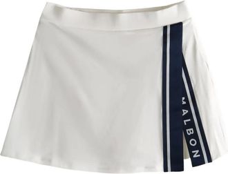 Malbon Golf Baseline tennis skirt - White