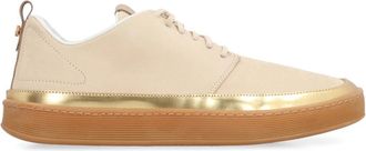 Volta Suede Sneakers met Ronde Neus - unisex - Sneakers - Beige - 43 EU - Leer - Schoenen
