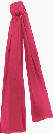 James Lakeland Womens Pink 2-ply Cashmere Scarf