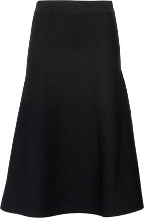 Max Mara Rokken, Dames, Zwart, S, Polyester, Giusy Skirt