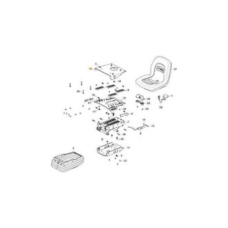 STIGA Sports Placa Asiento Fijo Pfm Vnn Original Stiga - 387547015/0