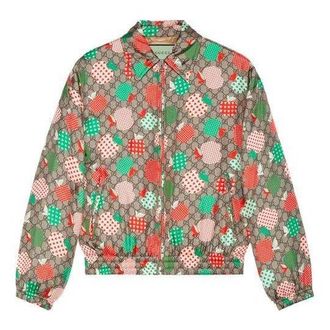 Gucci Les Pommes Nylon Shirt Jacket Beige 663648-ZAHC2-2110
