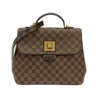 Louis Vuitton Pre-owned Handbags, female, Brown, Size: ONE SIZE Pre-owned Damier Bergamo Bag