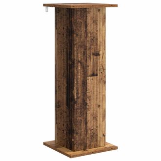 vidaXL Soporte De Plantas Madera Envejecida 30,5 X 30 X 80,5 Cm Vidaxl