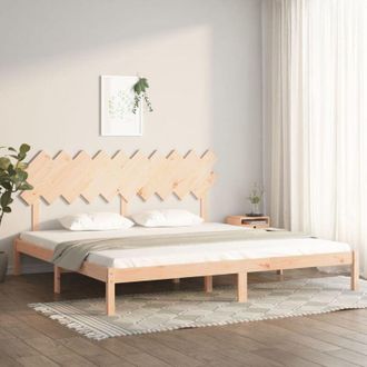 vidaXL Giroletto 200x200 cm in Legno Massello - Vidaxl