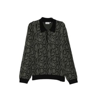 Carhartt Work in Progress Snake-print Polo Shirt