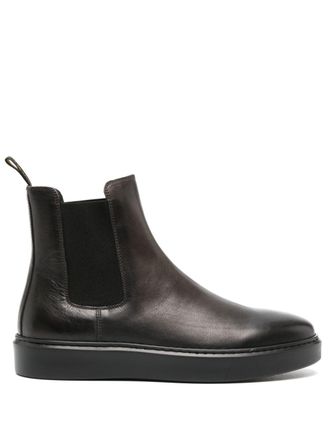 Doucal's leather Chelsea ankle boots - Grey
