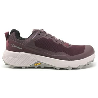 Berghaus Revolute Active Shoe Textile Synthetic Womens Lace Up Shoes - Dark Purple Black - Size:UK 6