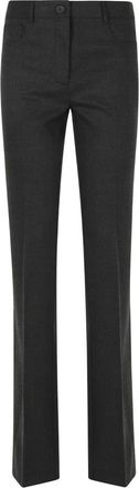 Semicouture Pantalone Tabby - Dames - Straight fit broeken - Grijs - M - Broeken
