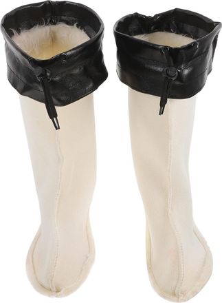 Frcolor Thick Warm Rain Boot Liners with Fleece MenS Medium Cotton Socks for Rain Boots 28-31Cm Shaft for Cold Weather Protection