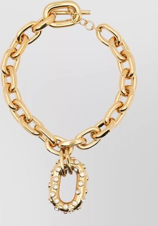 Paco Rabanne xl link necklace chunky chain pendant