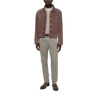 Brunello Cucinelli Hombre, Pantalones, Gris, Talla: XL
