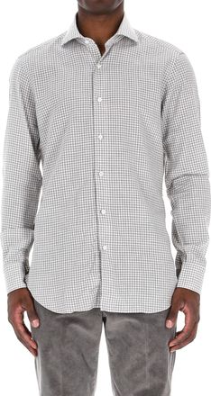 Barba Culto Line Vichy Cotton Shirt