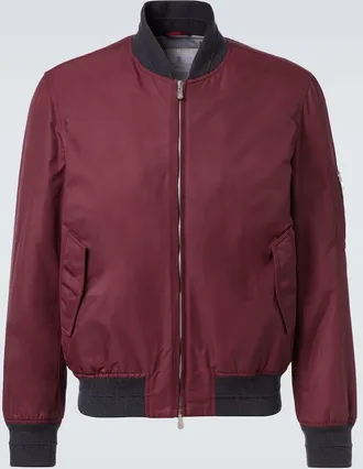 Brunello Cucinelli Padded bomber jacket