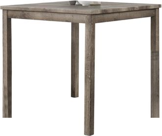 Best Master Furniture Vitaliya 36 Antique Natural Oak Square Counter Height Table