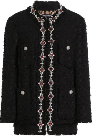Dolce & Gabbana Giacca DNA con cristalli - Nero
