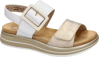 Remonte Schoenen, Dames, Wit, 38 EU, D1J53-80 Platte Sandaal