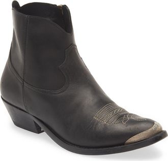 Golden Goose Young Western Boot in Black at Nordstrom, Size 11Us