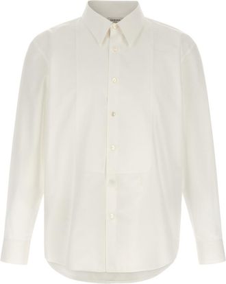 Saint Laurent White Regular Solid Shirt